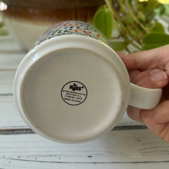 Vintage Russ "Hang in There" Mug 1980s - Picture 4 of 7